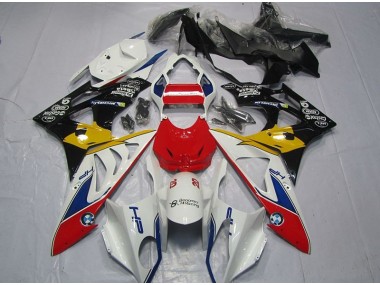 Aftermarket Red White Yellow 09-14 BMW S1000RR Motorcycle Fairings Sale