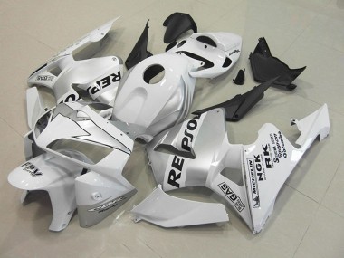 Aftermarket Repsol White Silver 05-06 Honda CBR600RR Motorcycle Fairings Sale