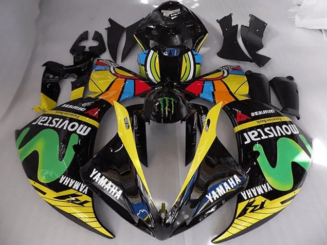 Aftermarket Rossi Moviestar 12-14 Yamaha YZF R1 Motorcycle Fairings Sale Aftermarket Rossi Moviestar 12-14 Yamaha YZF R1 Motorcycle Fairings Sale