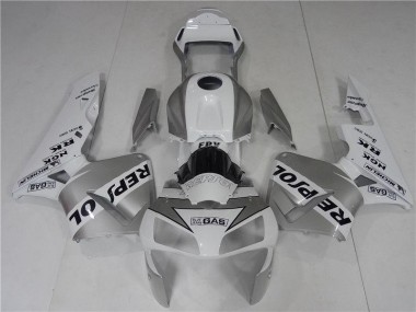 Aftermarket Silve White Black 03-04 Honda CBR600RR Motorcycle Fairings Sale