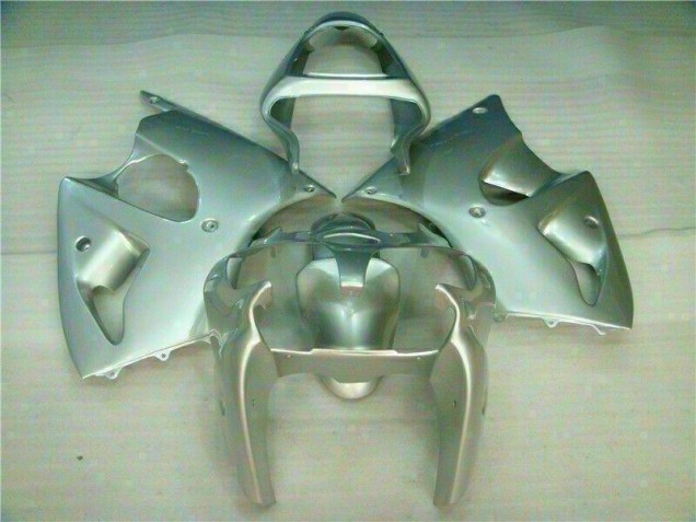 Aftermarket Silver 00-02 Kawasaki Ninja ZX6R Motorcycle Fairings Sale Aftermarket Silver 00-02 Kawasaki Ninja ZX6R Motorcycle Fairings Sale