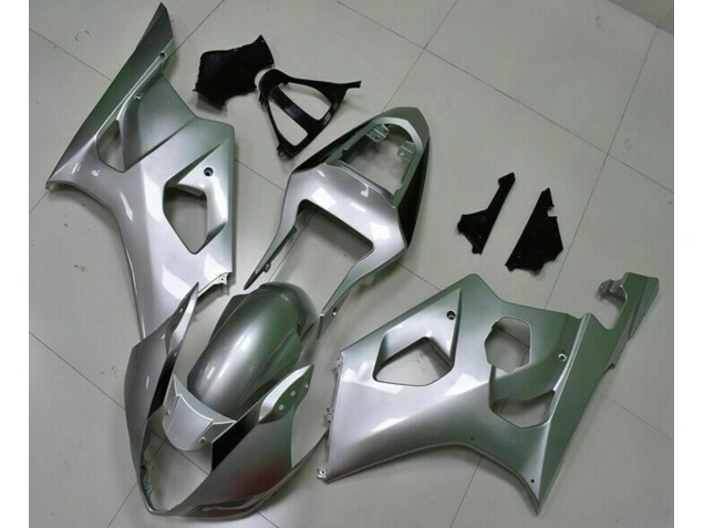 Aftermarket Silver 03-04 Suzuki GSXR 1000 Fairing Kit & Bodywork Sale Aftermarket Silver 03-04 Suzuki GSXR 1000 Fairing Kit & Bodywork Sale