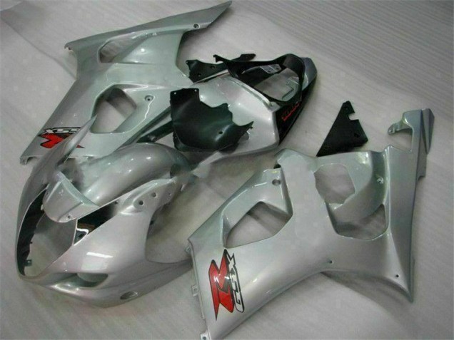 Aftermarket Silver 03-04 Suzuki GSXR 1000 Full Fairing Kit Sale Aftermarket Silver 03-04 Suzuki GSXR 1000 Full Fairing Kit Sale