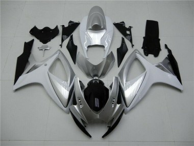 Aftermarket Silver 06-07 Suzuki GSXR 600/750 Motorcycle Fairings & Bodywork Sale