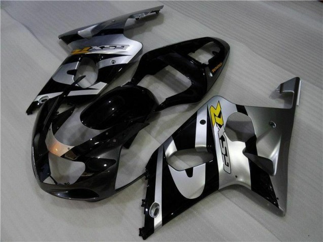 Aftermarket Silver Black 00-02 Suzuki GSXR 1000 Motorcycle Fairings Sale Aftermarket Silver Black 00-02 Suzuki GSXR 1000 Motorcycle Fairings Sale