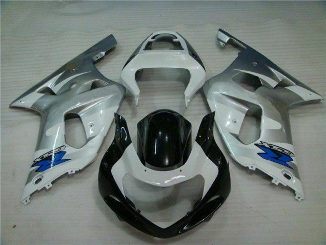 Aftermarket Silver Black 01-03 Suzuki GSXR 600/750 Plastics Fairing Kits Sale Aftermarket Silver Black 01-03 Suzuki GSXR 600/750 Plastics Fairing Kits Sale