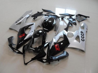 Aftermarket Silver Black 05-06 Suzuki GSXR 1000 Motorcycle Fairings Sale
