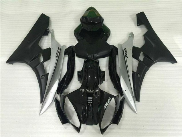 Aftermarket Silver Black 06-07 Yamaha YZF R6 Motorcycle Fairings Sale Aftermarket Silver Black 06-07 Yamaha YZF R6 Motorcycle Fairings Sale