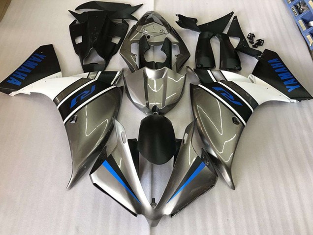 Aftermarket Silver Blue 12-14 Yamaha YZF R1 Motorcycle Fairings Sale Aftermarket Silver Blue 12-14 Yamaha YZF R1 Motorcycle Fairings Sale