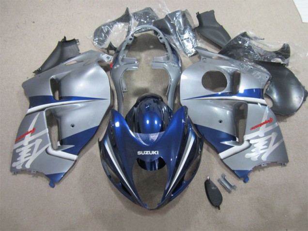 Aftermarket Silver Blue 96-07 Suzuki GSXR1300 1996-2007 Silver Blue Suzuki GSXR1300 Hayabusa Motorcycle Fairings Sale Aftermarket Silver Blue 96-07 Suzuki GSXR1300 1996-2007 Silver Blue Suzuki GSXR1300 Hayabusa Motorcycle Fairings Sale