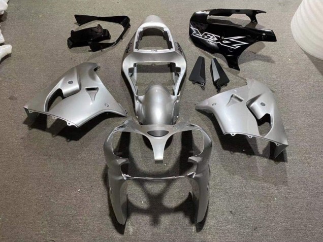Aftermarket Silver Glossy Black 02-03 Kawasaki Ninja ZX9R 2002-2003 Silver Glossy Black Kawasaki Ninja ZX9R Motorcycle Fairings Sale Aftermarket Silver Glossy Black 02-03 Kawasaki Ninja ZX9R 2002-2003 Silver Glossy Black Kawasaki Ninja ZX9R Motorcycle Fairings Sale