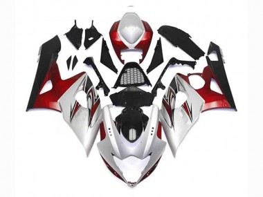 Aftermarket Silver Red Black 05-06 Suzuki GSXR 1000 Motorcycle Fairings Sale