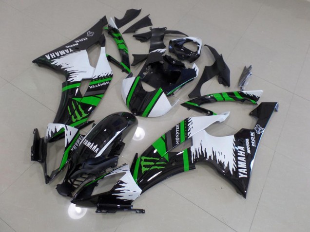 Aftermarket Special White Green Monster 08-16 Yamaha YZF R6 Motorcycle Fairings Sale Aftermarket Special White Green Monster 08-16 Yamaha YZF R6 Motorcycle Fairings Sale