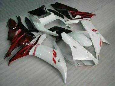 Aftermarket White 02-03 Yamaha YZF R1 Complete Fairing Kit Sale