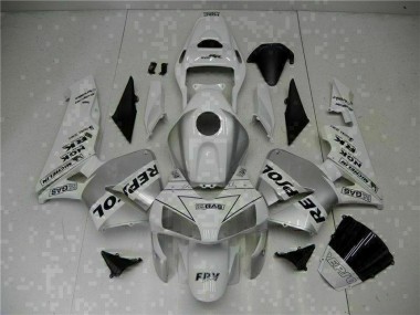 Aftermarket White 03-04 Honda CBR600RR Fairing Kit Sale