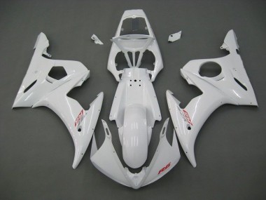Aftermarket White 03-05 Yamaha YZF R6 Motorcycle Fairings Sale