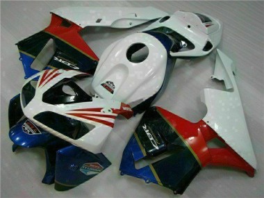 Aftermarket White 05-06 Honda CBR600RR Plastic Full Fairing Kit Sale