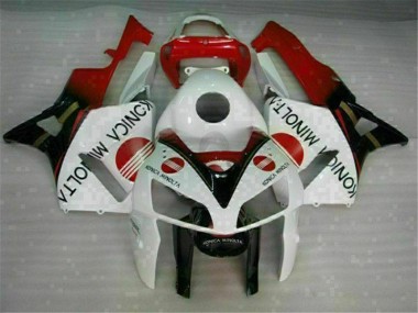 Aftermarket White 05-06 Honda CBR600RR Plastic Full Fairing Kits Sale