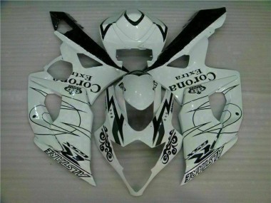 Aftermarket White 05-06 Suzuki GSXR 1000 Full Fairing Kit Sale