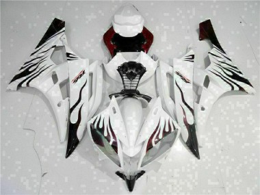 Aftermarket White 06-07 Yamaha YZF R6 Motorcycle Fairings Sale