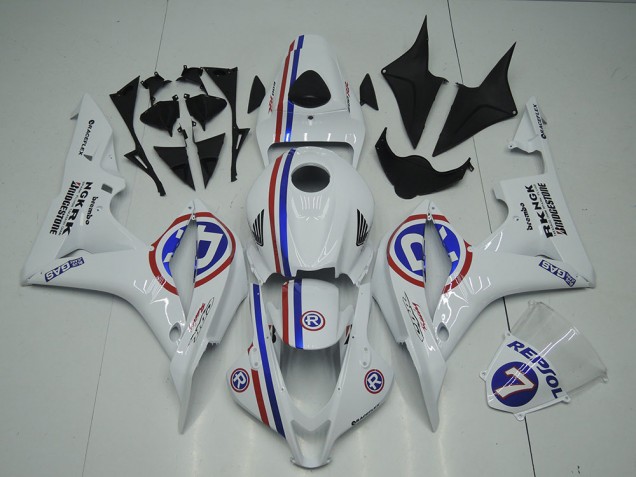 Aftermarket White 07-08 Honda CBR600RR Motorcycle Fairings Sale Aftermarket White 07-08 Honda CBR600RR Motorcycle Fairings Sale