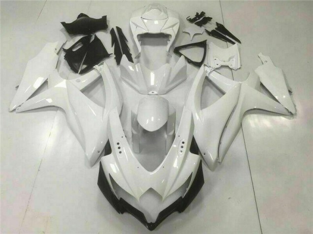 Aftermarket White 08-10 Suzuki GSXR 600/750 Plastics Fairing Kits Sale Aftermarket White 08-10 Suzuki GSXR 600/750 Plastics Fairing Kits Sale