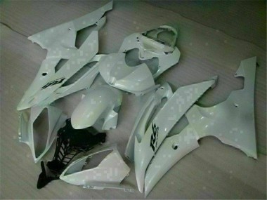 Aftermarket White 08-16 Yamaha YZF R6 Full Fairing Kit Sale