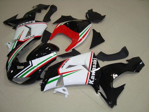 Aftermarket White and Black 06-07 Kawasaki Ninja ZX10R Motorcycle Fairings Sale Aftermarket White and Black 06-07 Kawasaki Ninja ZX10R Motorcycle Fairings Sale