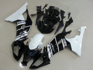 Aftermarket White and Black 08-16 Yamaha YZF R6 Motorcycle Fairings Sale