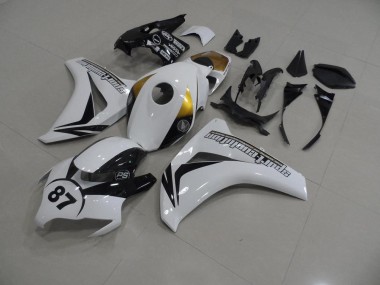 Aftermarket White and Black 87 08-11 Honda CBR1000RR Motorcycle Fairings Sale