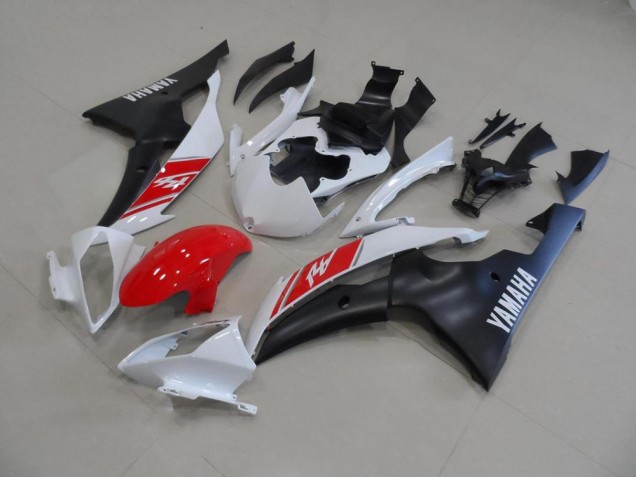 Aftermarket White and Matte Black 08-16 Yamaha YZF R6 Motorcycle Fairings Sale Aftermarket White and Matte Black 08-16 Yamaha YZF R6 Motorcycle Fairings Sale