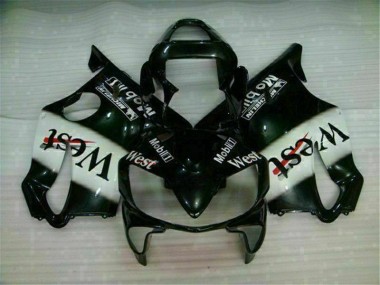 Aftermarket White Black 01-03 Honda CBR600 F4i Motorcycle Fairings Sale