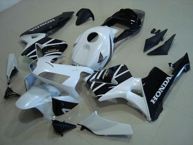 Aftermarket White Black 03-04 Honda CBR600RR Motorcycle Fairings Sale