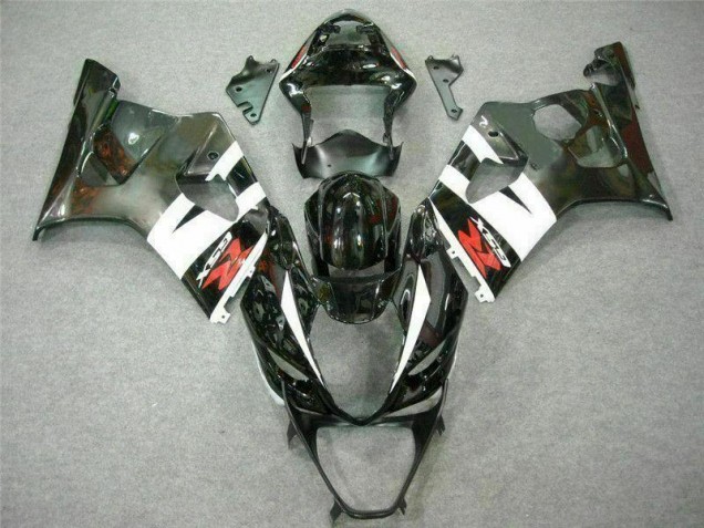 Aftermarket White Black 03-04 Suzuki GSXR 1000 Fairing Kit & Bodywork Sale Aftermarket White Black 03-04 Suzuki GSXR 1000 Fairing Kit & Bodywork Sale
