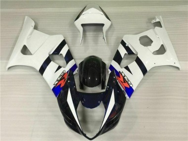Aftermarket White Black 03-04 Suzuki GSXR 1000 Fairing Kits & Bodywork Sale