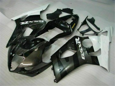 Aftermarket White Black 03-04 Suzuki GSXR 1000 Motorcycle Fairings Sale