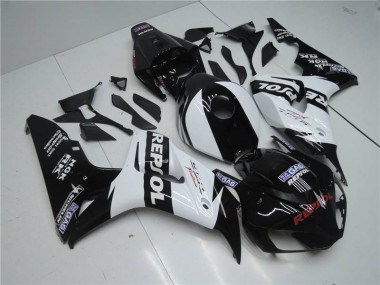 Aftermarket White Black 04-05 Honda CBR1000RR Fairing Kit Sale