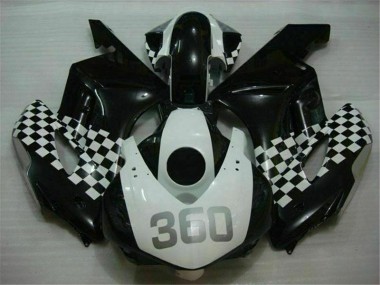 Aftermarket White Black 04-05 Honda CBR1000RR Motorcycle Fairings Bodywork Sale
