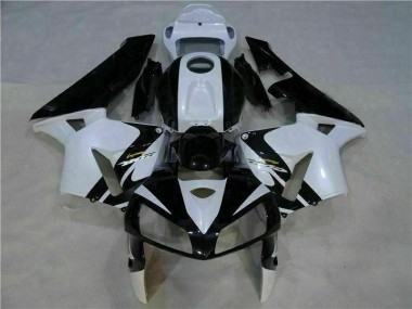 Aftermarket White Black 05-06 Honda CBR600RR Full Fairing Kit Sale
