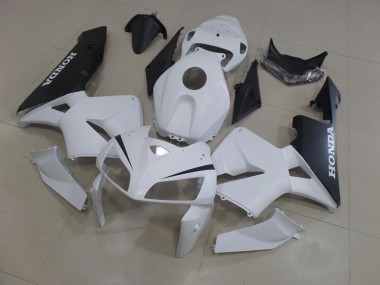 Aftermarket White Black 05-06 Honda CBR600RR Plastics Motorcycle Fairings Sale