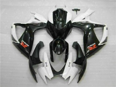 Aftermarket White Black 06-07 Suzuki GSXR 600/750 Motorcycle Fairings & Bodywork Sale
