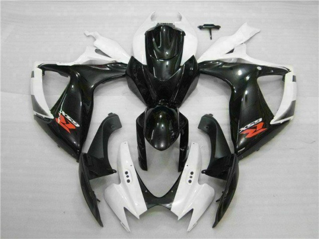 Aftermarket White Black 06-07 Suzuki GSXR 600/750 Motorcycle Fairings Sale Aftermarket White Black 06-07 Suzuki GSXR 600/750 Motorcycle Fairings Sale