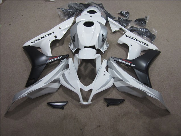 Aftermarket White Black 07-08 Honda CBR600RR Fairing Kit Sale Aftermarket White Black 07-08 Honda CBR600RR Fairing Kit Sale