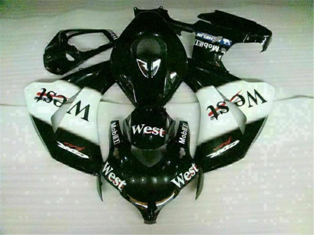Aftermarket White Black 08-11 Honda CBR1000RR Fairing Kit & Plastics Sale