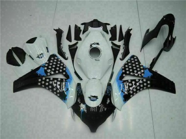 Aftermarket White Black 08-11 Honda CBR1000RR Plastics Motorcycle Fairings Sale