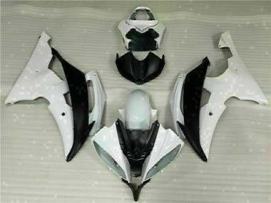 Aftermarket White Black 08-16 Yamaha YZF R6 Fairing Kit & Bodywork Sale