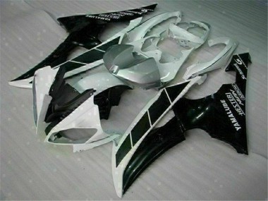 Aftermarket White Black 08-16 Yamaha YZF R6 Full Fairing Kit Sale
