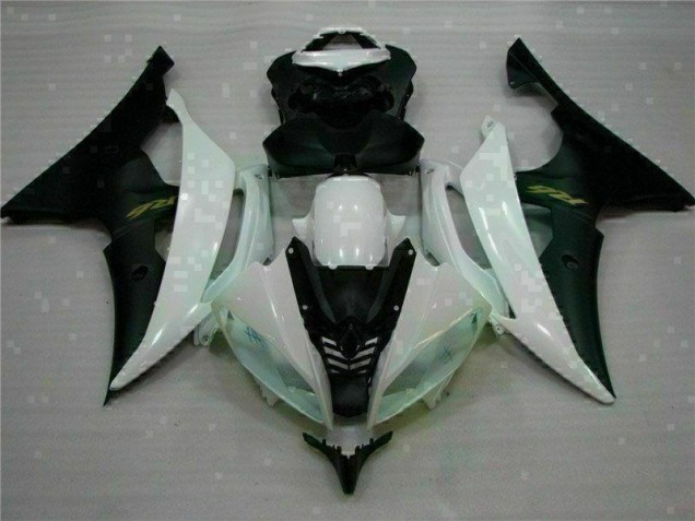 Aftermarket White Black 08-16 Yamaha YZF R6 Full Fairing Kits Sale Aftermarket White Black 08-16 Yamaha YZF R6 Full Fairing Kits Sale