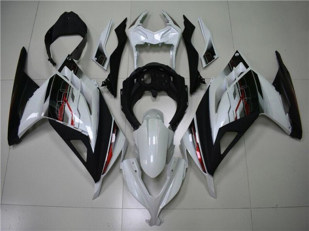 Aftermarket White Black 13-16 Kawasaki Ninja EX300 Motorcycle Fairings Sale Aftermarket White Black 13-16 Kawasaki Ninja EX300 Motorcycle Fairings Sale