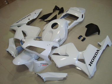 Aftermarket White Black Decal 03-04 Honda CBR600RR Motorcycle Fairings Sale